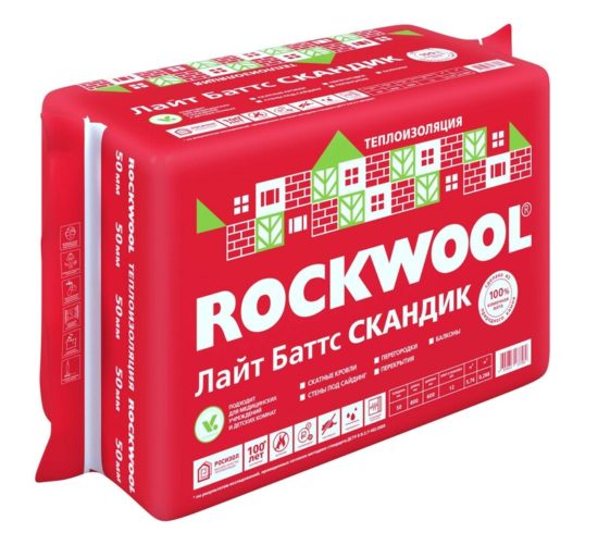 Rockwool Лайт Баттс Скандик плита 150мм 3,6м2